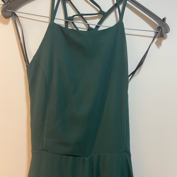 Lulus Maxi Dress. Size Medium. Forest Green. - Picture 7 of 8